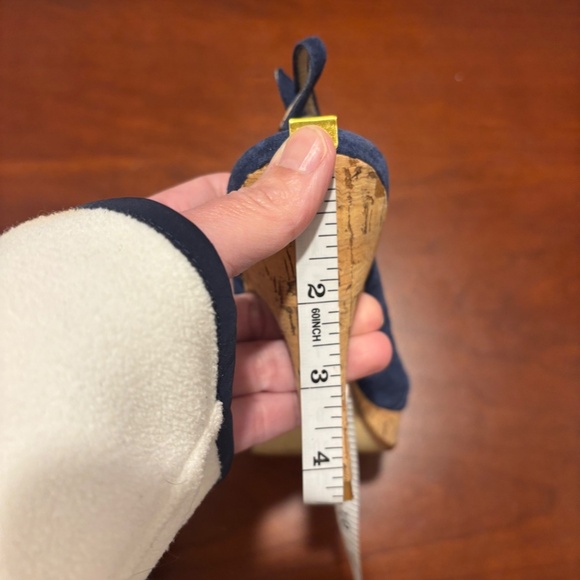 Steve Madden Pursue Suede Leather Slingback Heels in Blue Size 8 - Picture 11 of 12